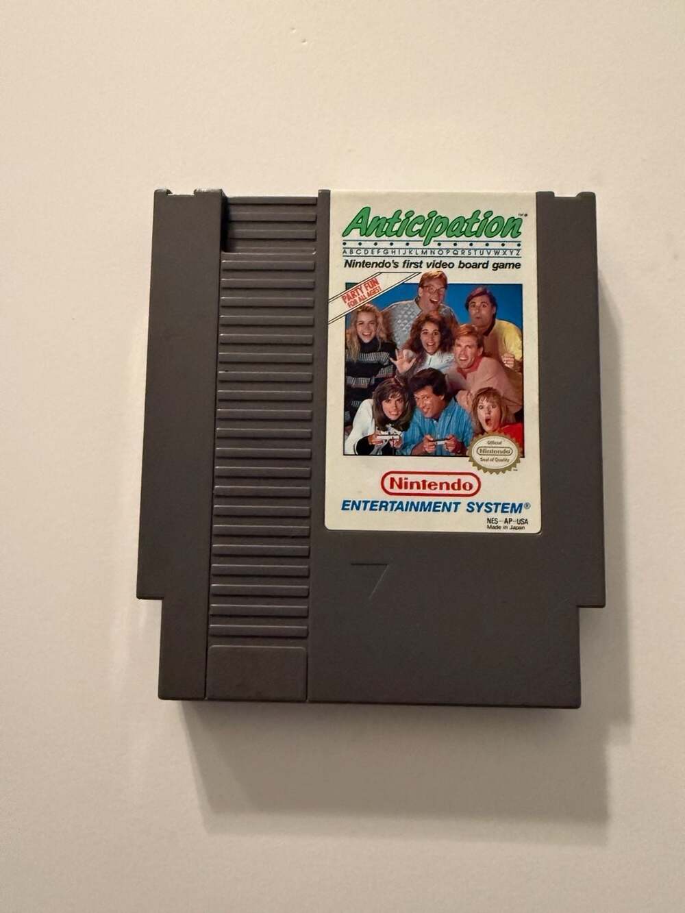 Nintendo NES Anticipation Video Game Cartridge